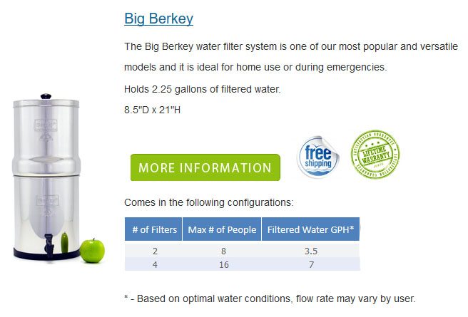 big berkey water filter review